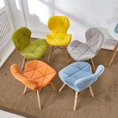 Dining Chairs Study Dining Room Back Chair Home Simple American Retro Butterfly Chairs Nordic Living Room